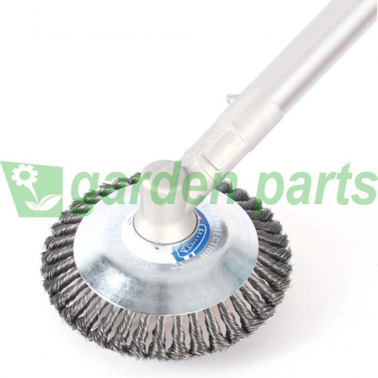 Cabezal para cepillo de limpieza de suelos de desbrozadora universal 150mm, 20mm/25,4mm